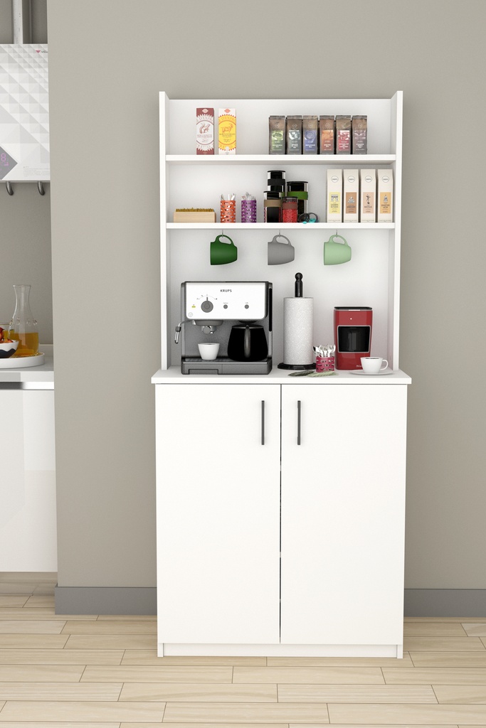 %100 MDFLAM Kahve Köşesi Çok Amaçlı Mutfak Dolabı KAHVE01