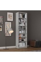 Kül Gri Kitaplık %100 MDFLAM K-03