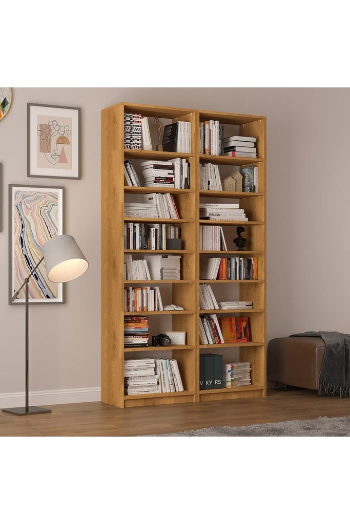 Petra İki Modüllü Kitaplık K-13