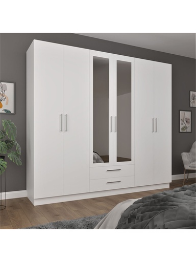 [G05] 6 Kapaklı Gardırop 240cm G-05