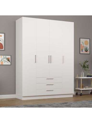 [G02] 4 Kapaklı Gardırop 160 cm %100 MDFLAM G-02