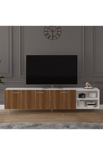 [T25] Tv Ünitesi Beyaz & Ceviz T-25