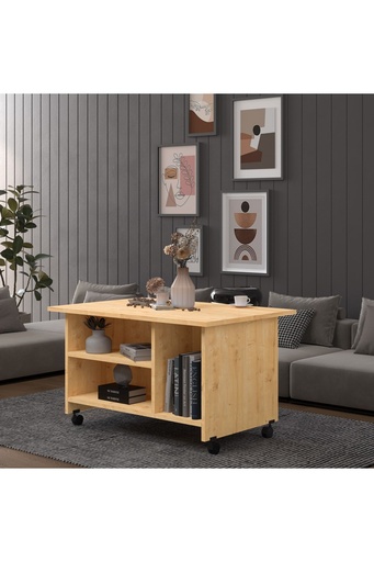 [OS001] Orta Sehpa Tekerlekli %100 MDFLAM - OS001